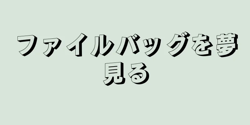 ファイルバッグを夢見る