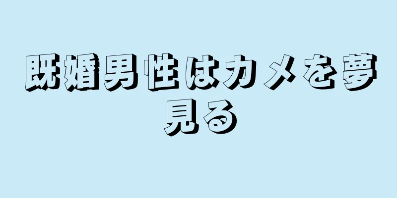 既婚男性はカメを夢見る