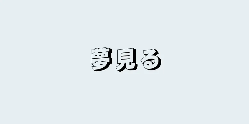 夢見る