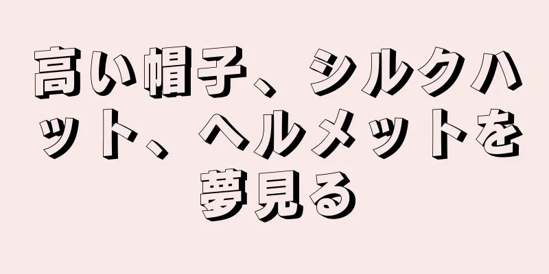高い帽子、シルクハット、ヘルメットを夢見る