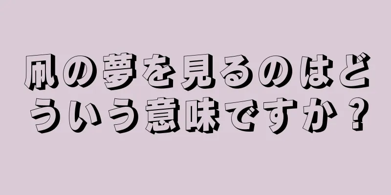 凧の夢を見るのはどういう意味ですか？