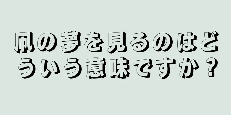 凧の夢を見るのはどういう意味ですか？