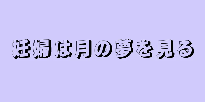 妊婦は月の夢を見る