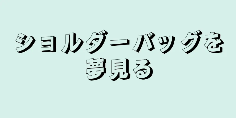 ショルダーバッグを夢見る
