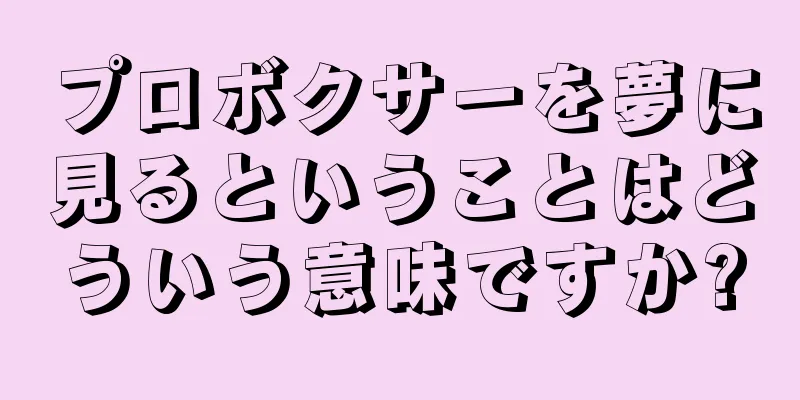 プロボクサーを夢に見るということはどういう意味ですか?