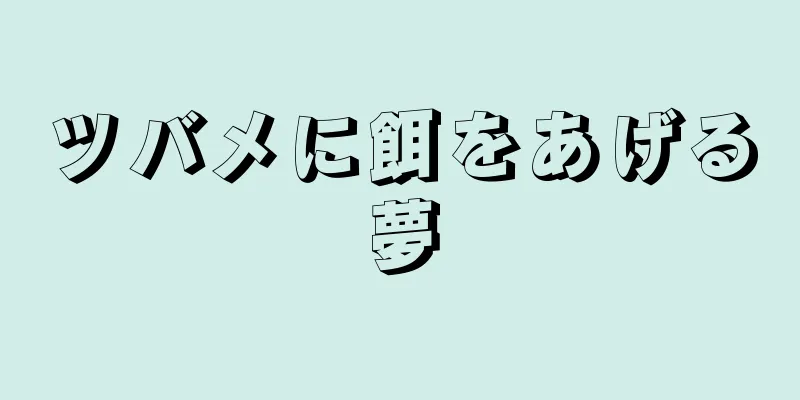 ツバメに餌をあげる夢