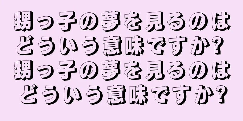 甥っ子の夢を見るのはどういう意味ですか? 甥っ子の夢を見るのはどういう意味ですか?