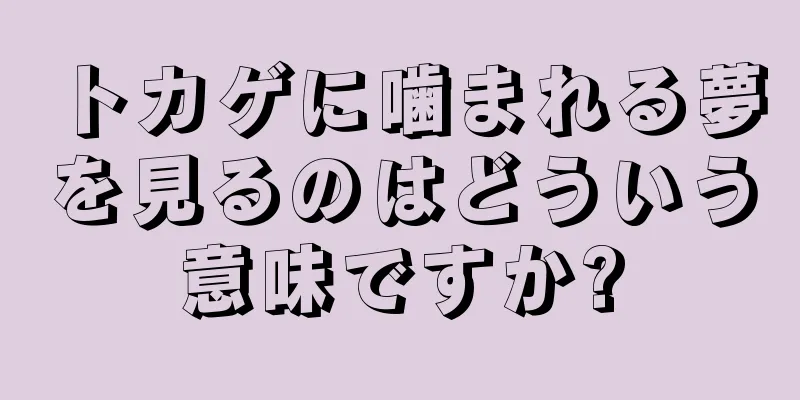 トカゲに噛まれる夢を見るのはどういう意味ですか?