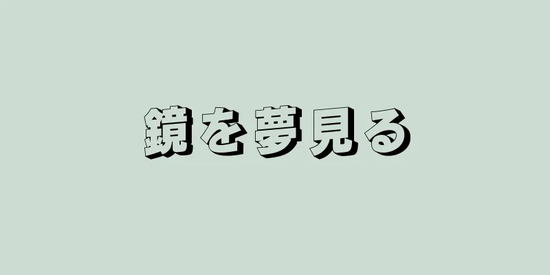 鏡を夢見る