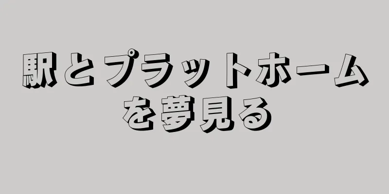 駅とプラットホームを夢見る