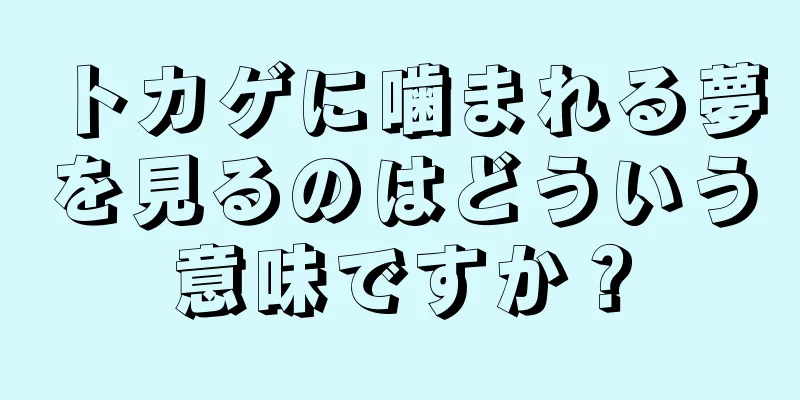 トカゲに噛まれる夢を見るのはどういう意味ですか？