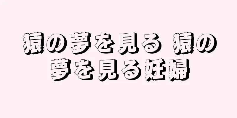 猿の夢を見る 猿の夢を見る妊婦