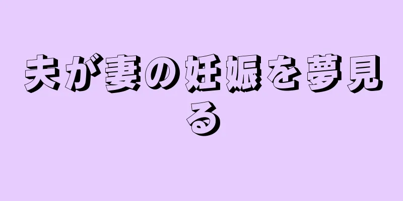 夫が妻の妊娠を夢見る